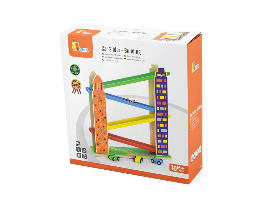 VIGA Car Slider with Mini Cars