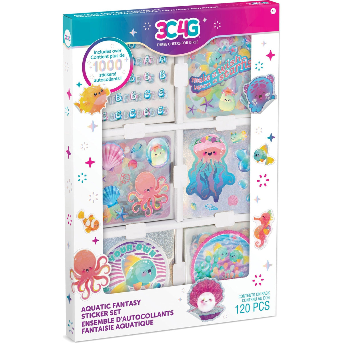 Aquatic - Fantasy Sticker Set activity books Aquatic - Fantasy Sticker Set Aquatic - Fantasy Sticker Set Make It Real