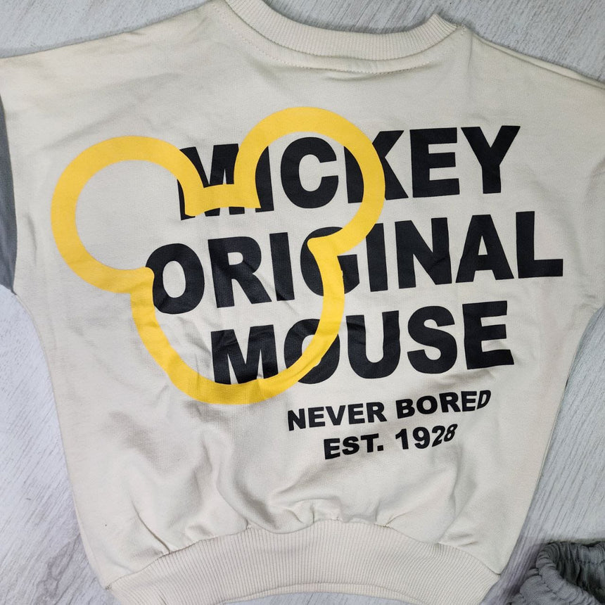 Kids’ 100% Cotton Mickey Mouse Set / 9–10Y