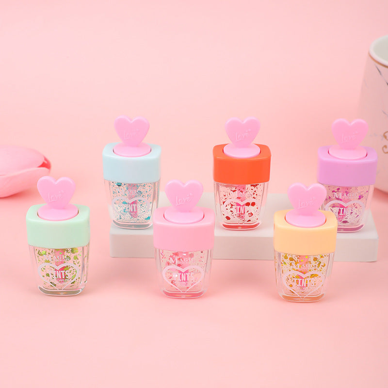 Jouka Joue Cute Ice Cream Color Change Lip Gloss Set