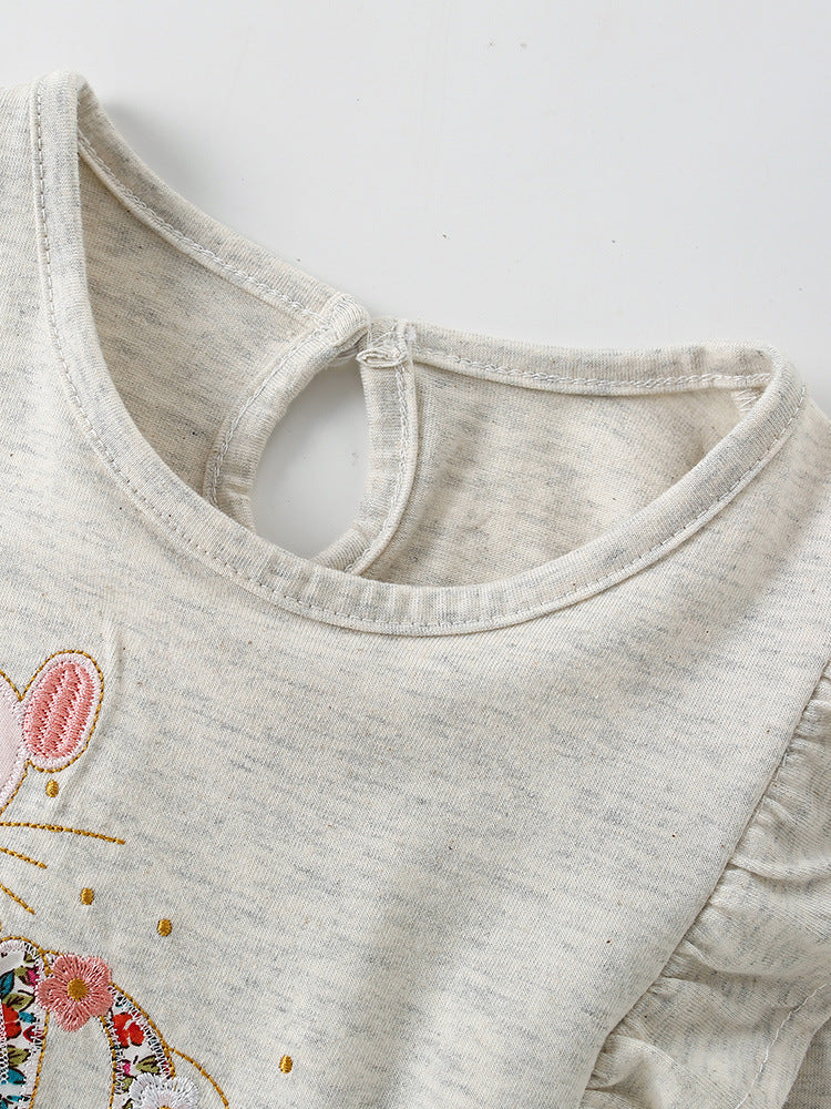 Kids’ Cotton Long-Sleeve Top | 1–9Y