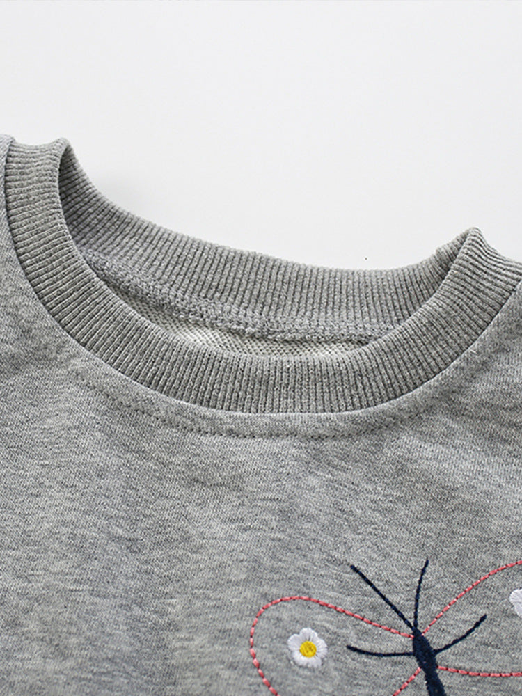 Kids’ Cotton Long-Sleeve Sweater | 1–9Y