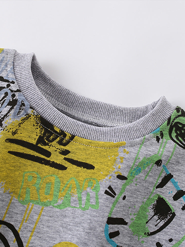 Kids’ Cotton Long-Sleeve Sweater | 1–9Y