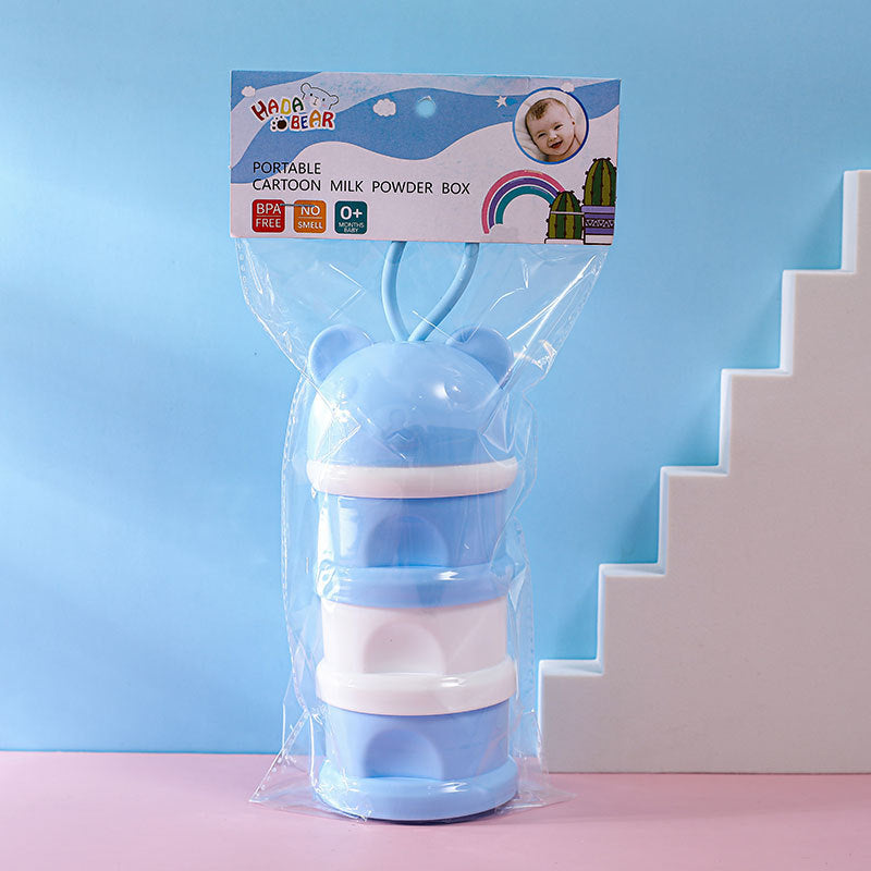 Woden Baby Milk Powder Container Storage Bottle
