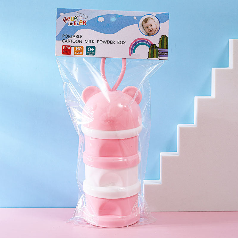 Woden Baby Milk Powder Container Storage Bottle