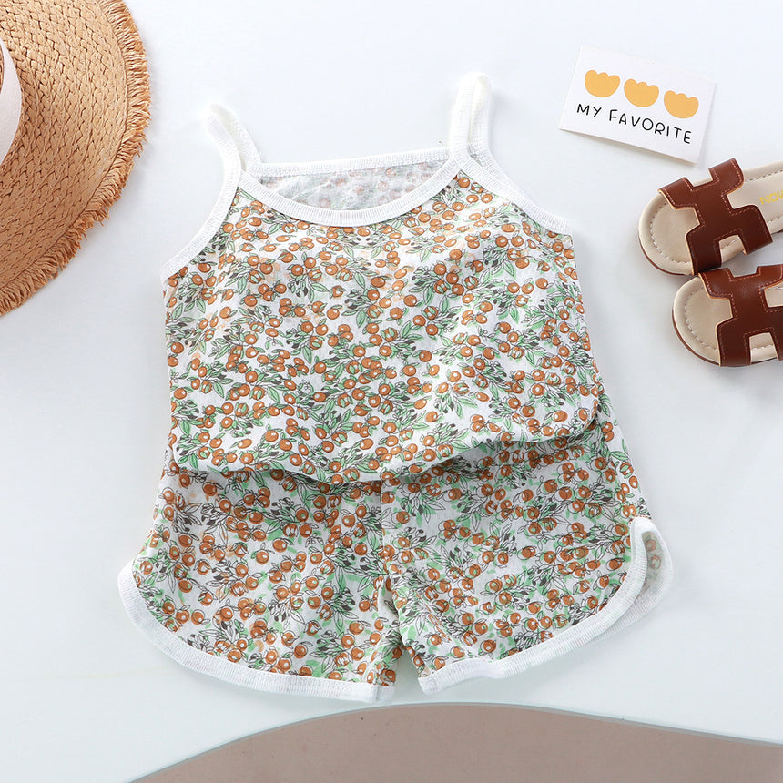 Kids’ Cotton Olive Pajama Set | 1–12Y
