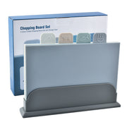 4 Pieces Chopping Board Set With Storage Holder