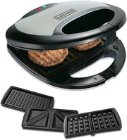 Black & Decker 3-in-1 Sandwich Maker, 750W