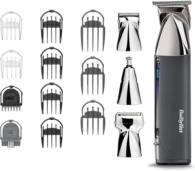 BaByliss Men Super-X Metal Series 15 in 1 Multi Trimmer
