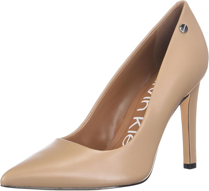 Calvin Klein Brady Pump, Desert Sand Leather, 38.5