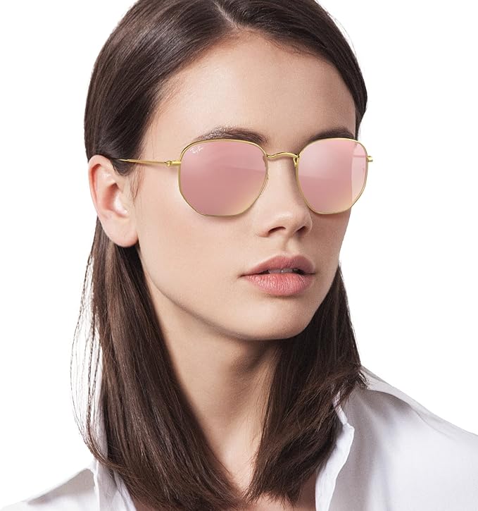 RayBan (RB3548-N) Hexagonal Sunglasses. 54/21