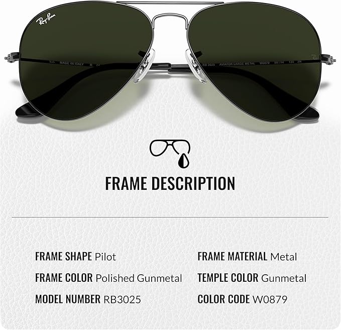 Ray Ban [3025] aviator sunglasses 55/14