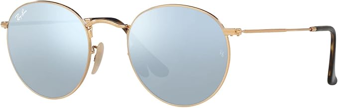 RayBan (RB3447-N) Round Metal, 50/21 -Mirrored Blue