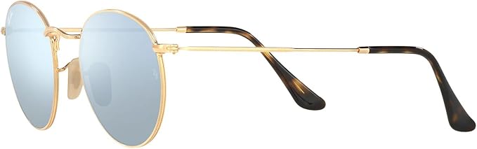 RayBan (RB3447-N) Round Metal, 50/21 -Mirrored Blue
