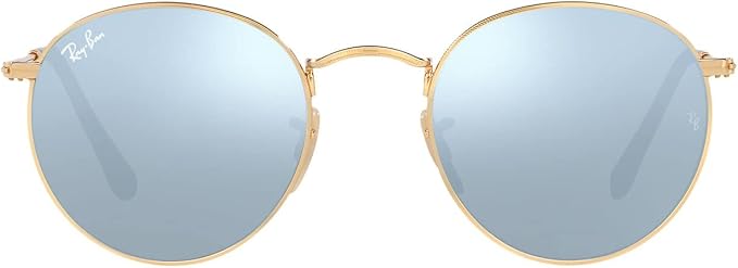 RayBan (RB3447-N) Round Metal, 50/21 -Mirrored Blue