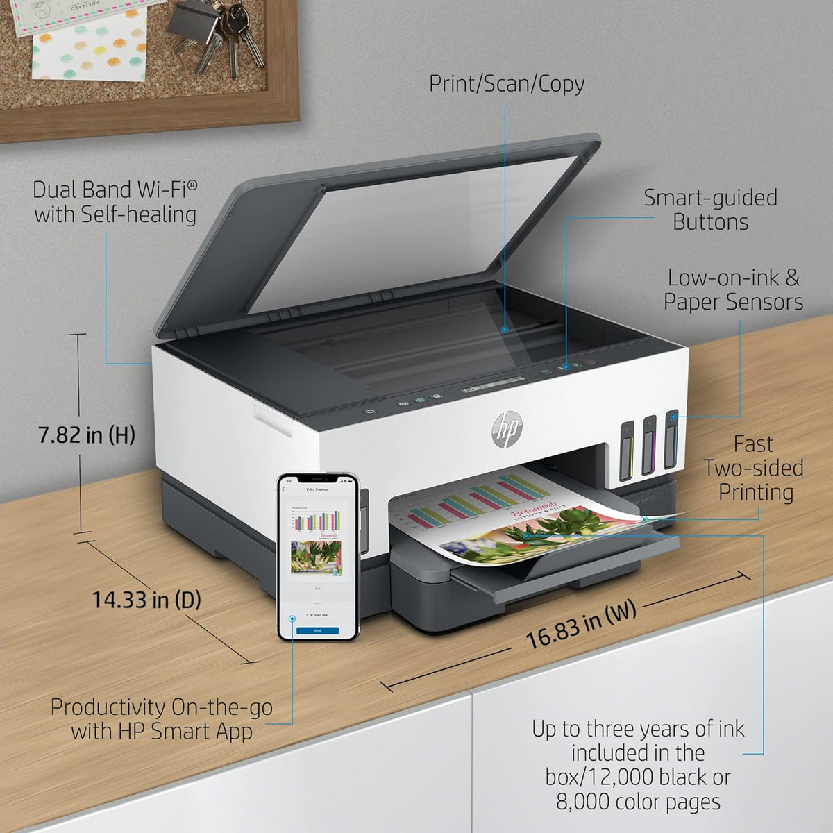 HP Smart Tank 720 All-in-One Printer Wireless