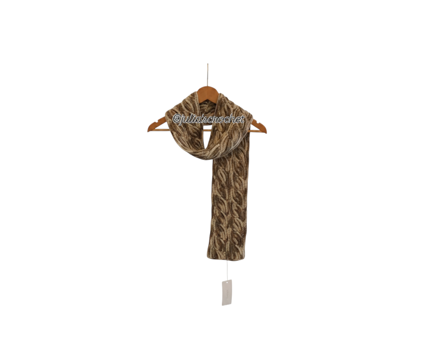 Cotton Crochet Scarf