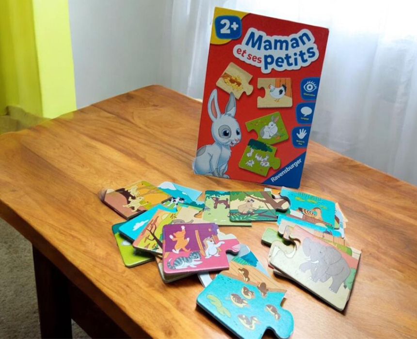 Maman Et Ses Petits Puzzle Cards