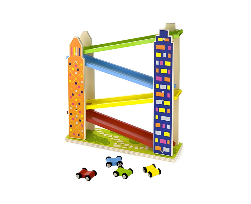 VIGA Car Slider with Mini Cars