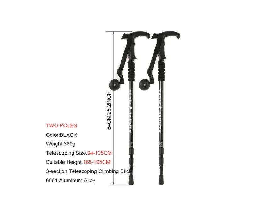 Antishock Hiking Stick