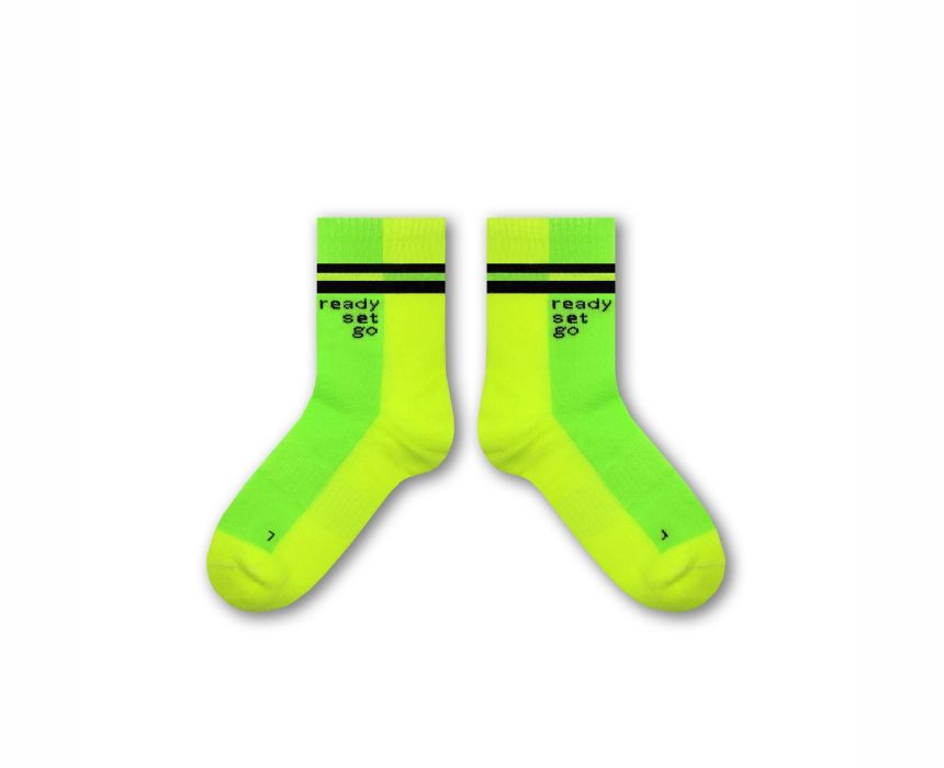 Kids Ready Set Go Crew Socks