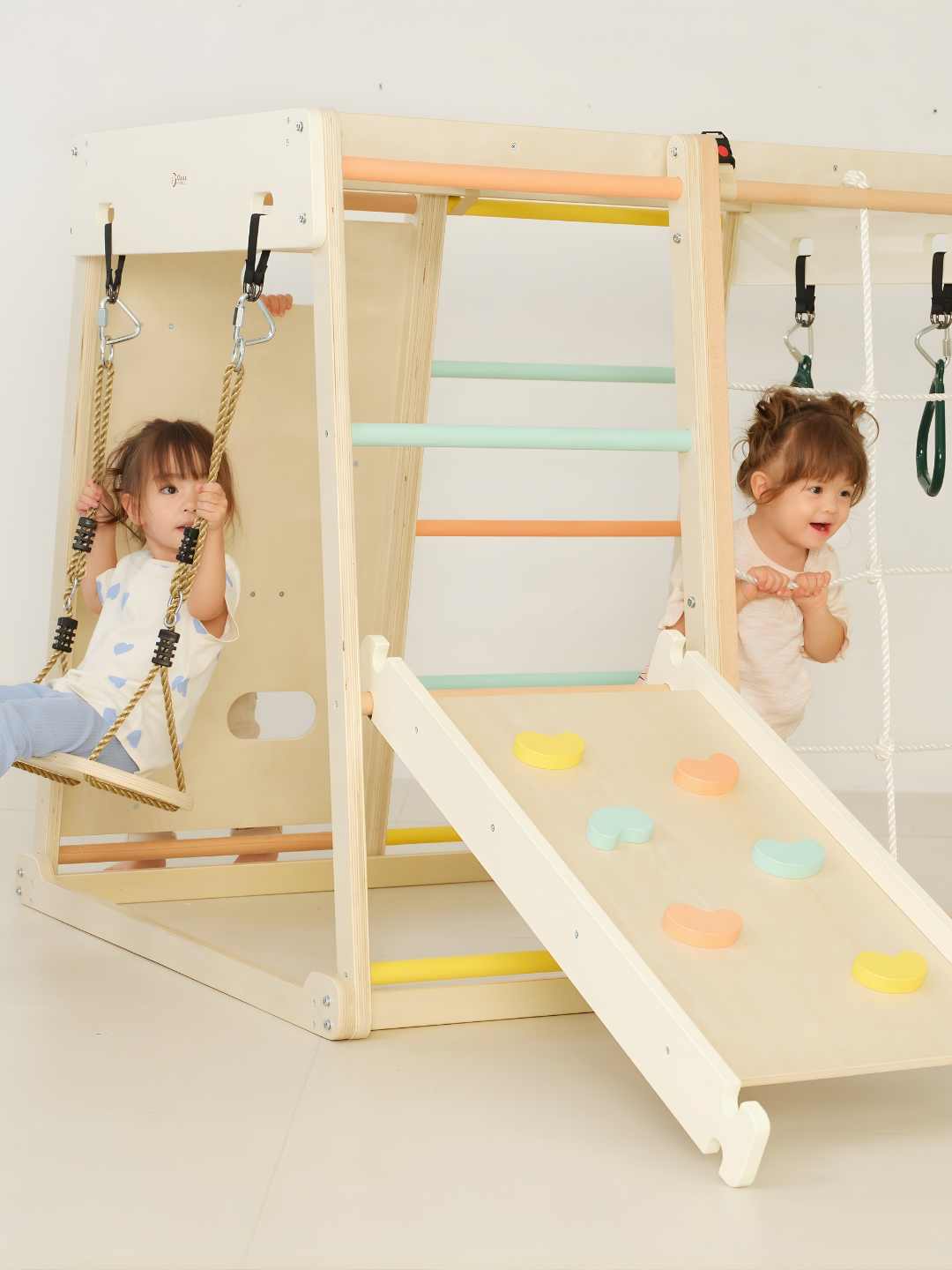 8-in-1 Children Climbing Gym Set