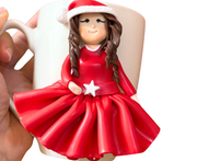 Christmas Doll Mug