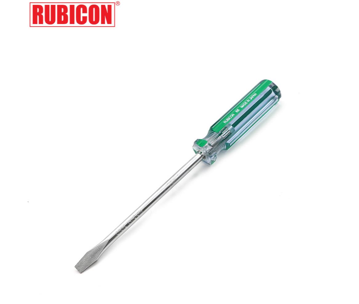 Rubicon Screwdriver - Slotted - Line Color - 8x150mm