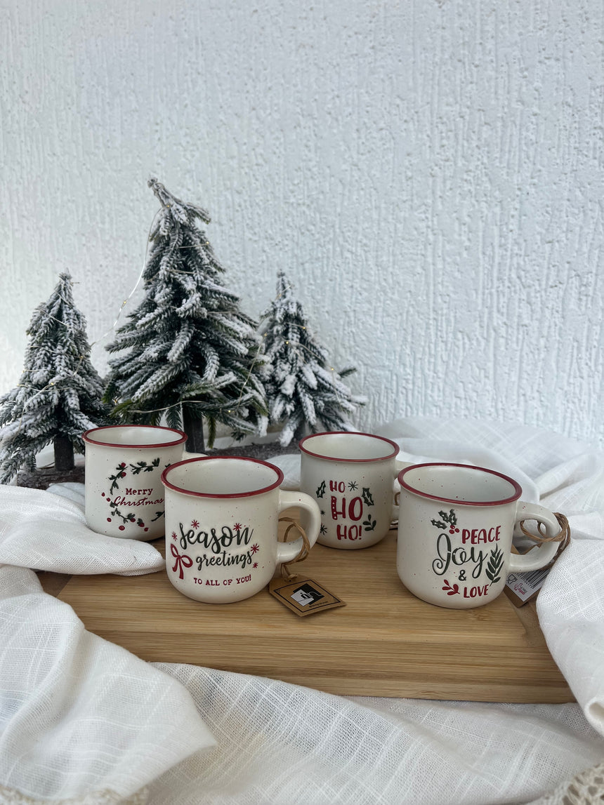Christmas Coffee Cup with Engraved Message