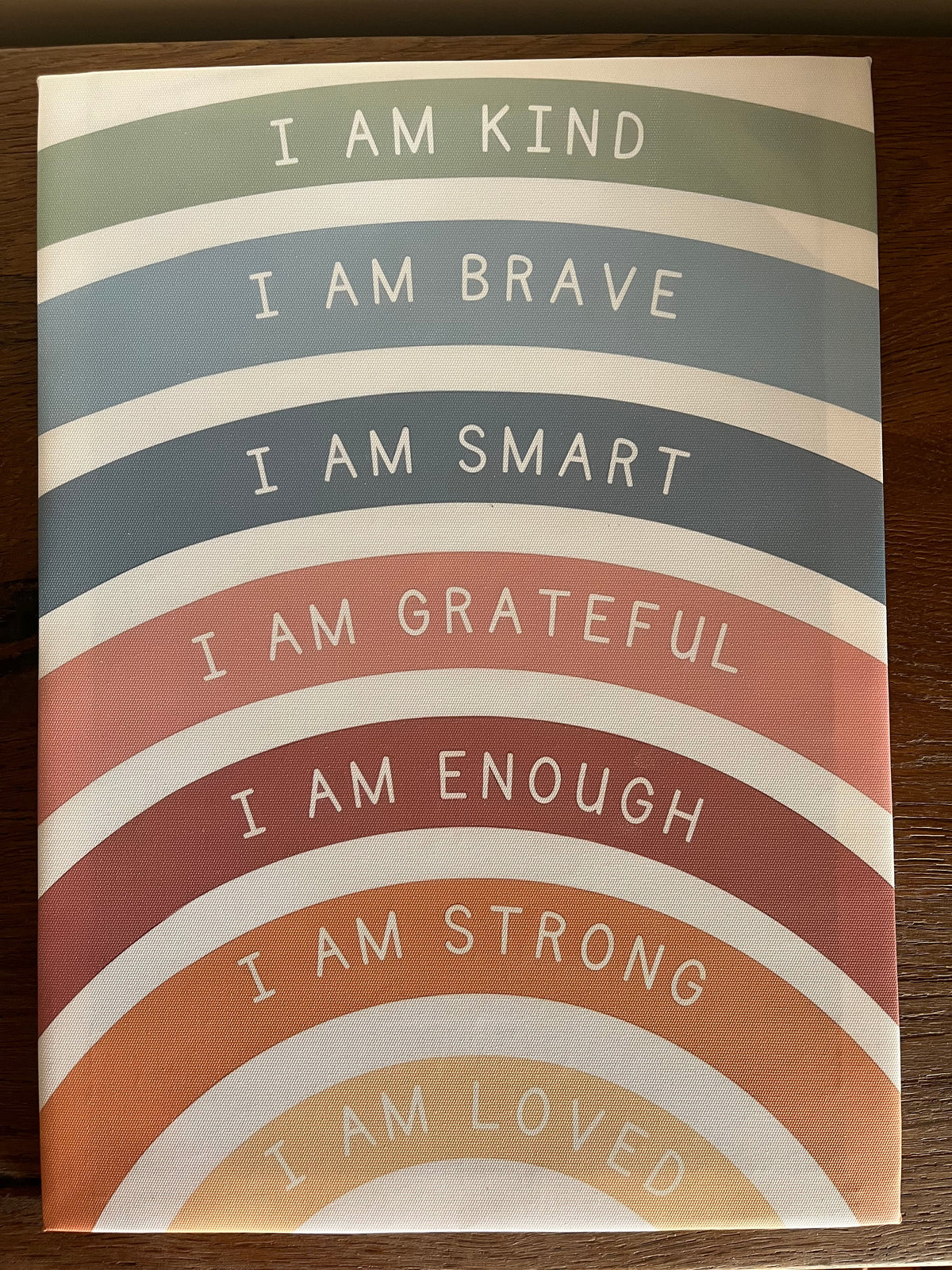 Affirmations Canvas Frame
