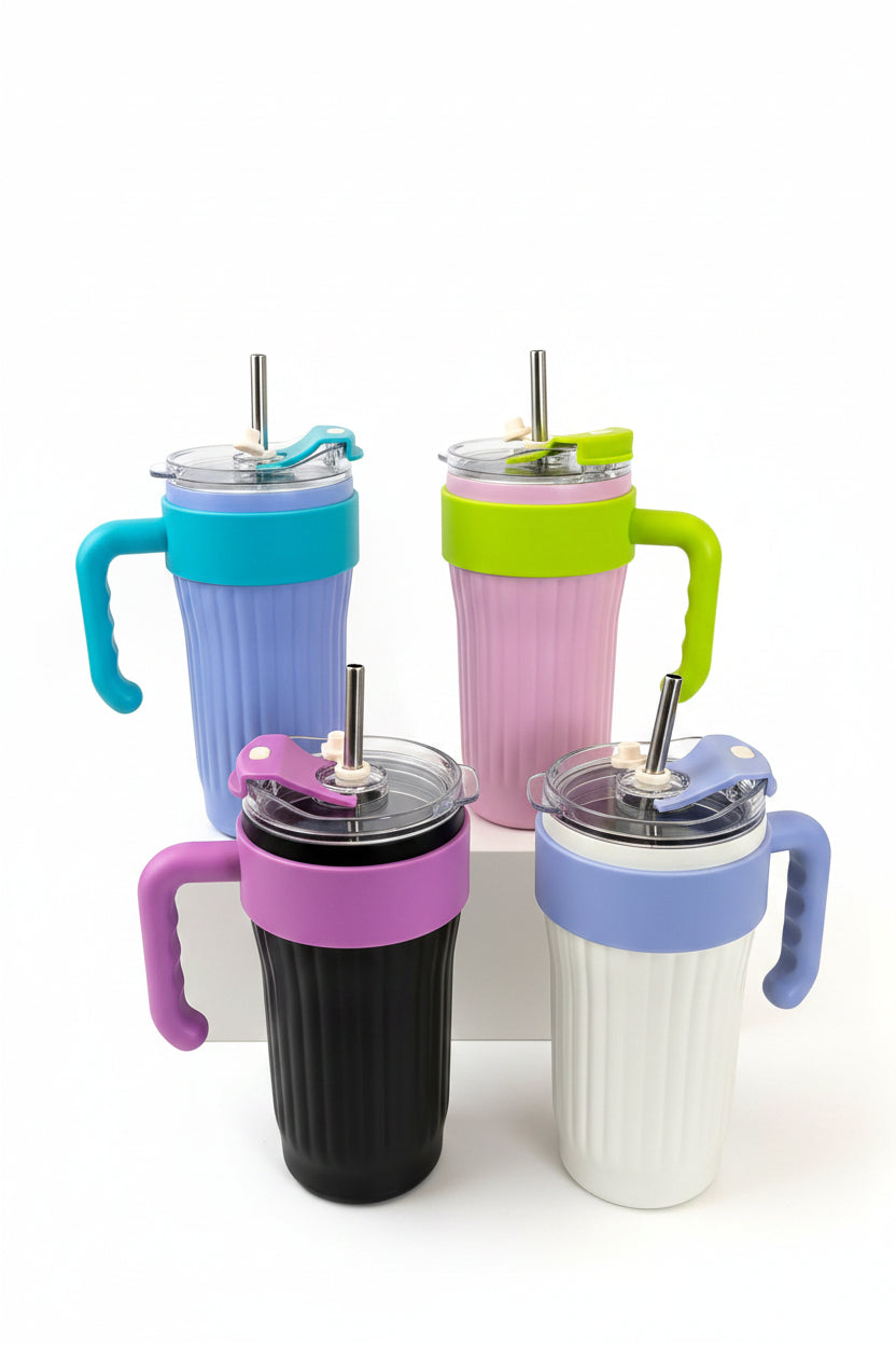 Insulated Stainless Straw Tumbler