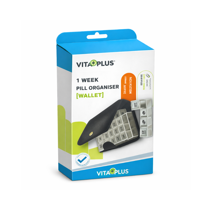 VitaPlus 1 Week Pill Organizer Wallet