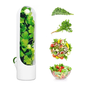 Fresh Herb Keeper Container with Water Reservoir