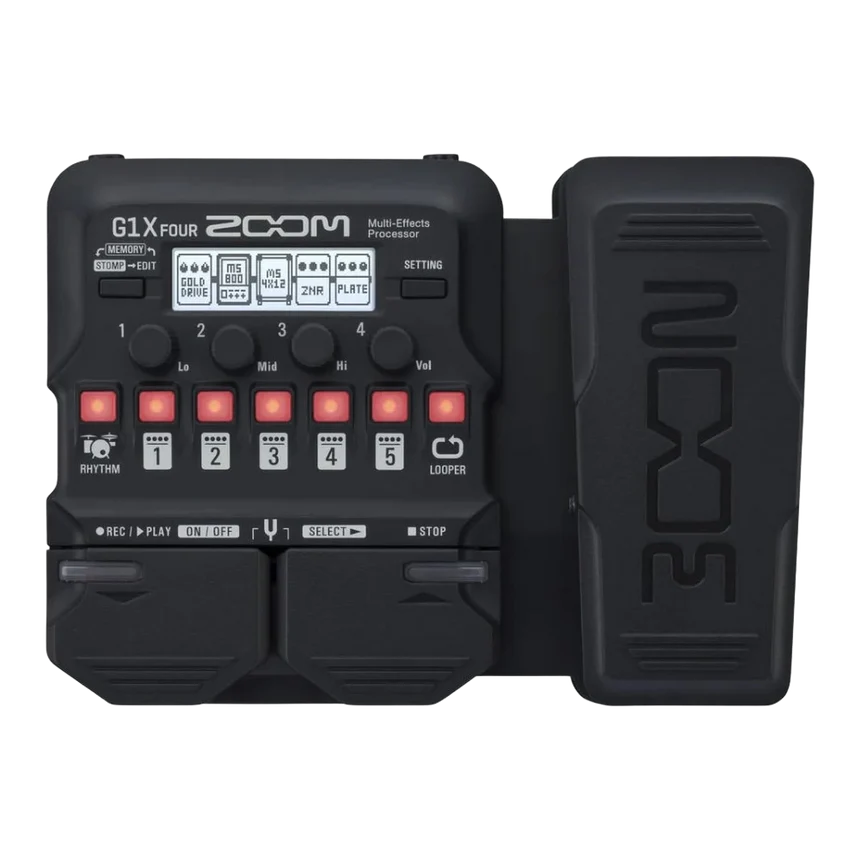 Zoom G1X FOUR Multi-effects Processor with Expression Pedal