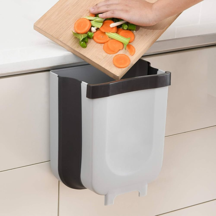 10L Foldable Kitchen Waste Bin