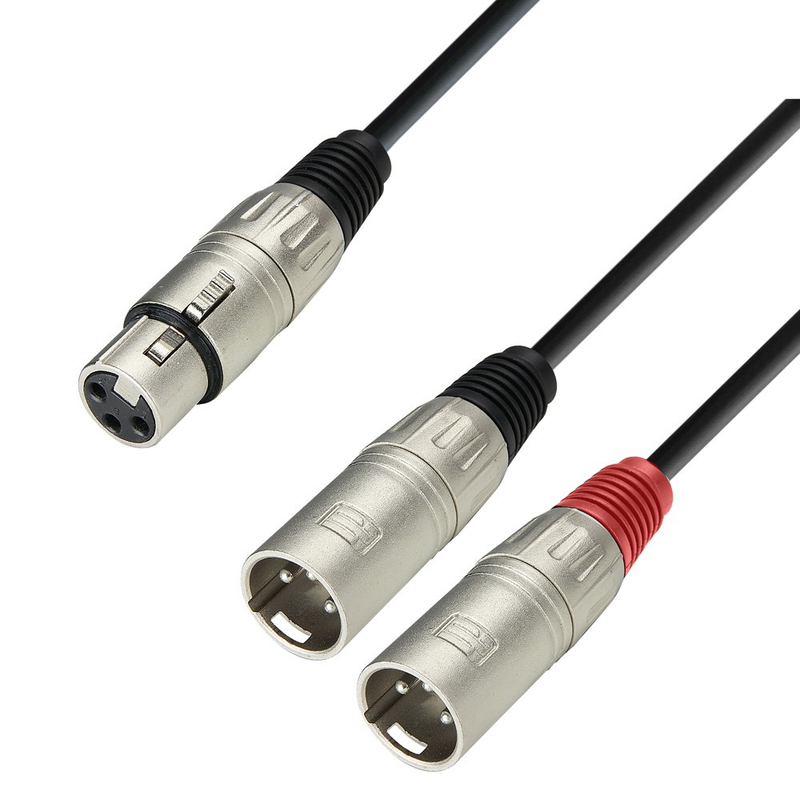 Adam Hall Cables 3 STAR YFMM Y-Cable 1 m