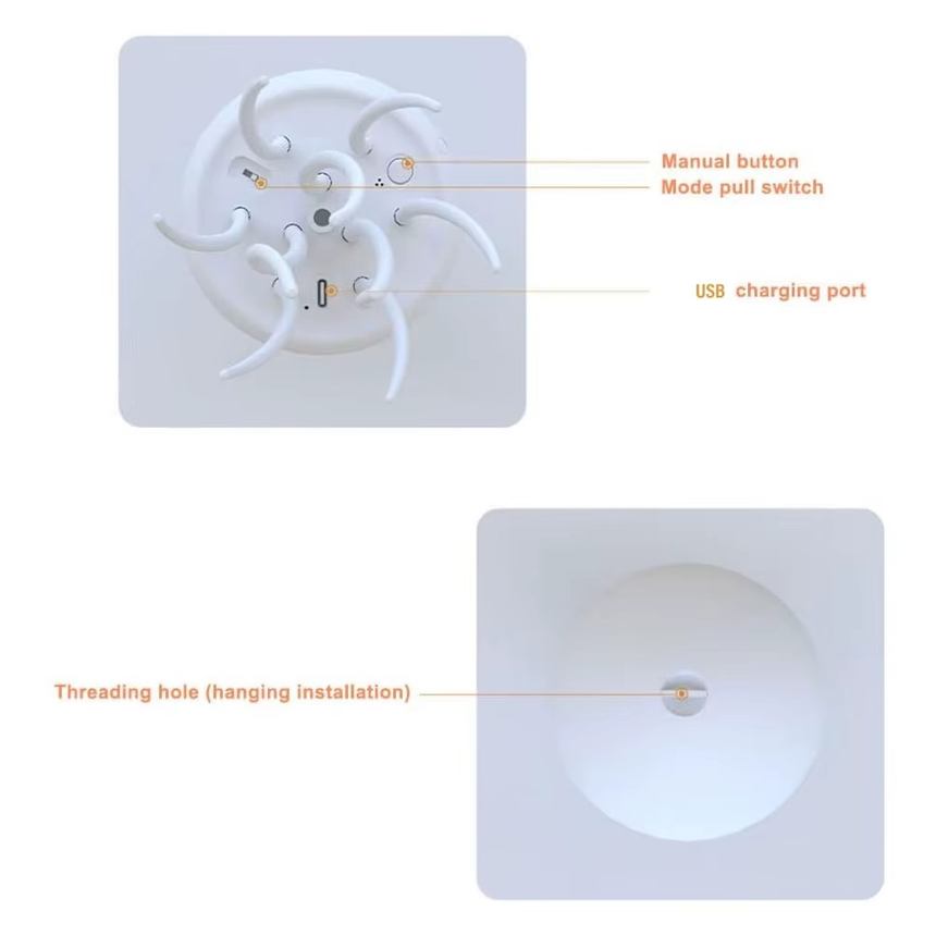 Moving Jellyfish Lamp