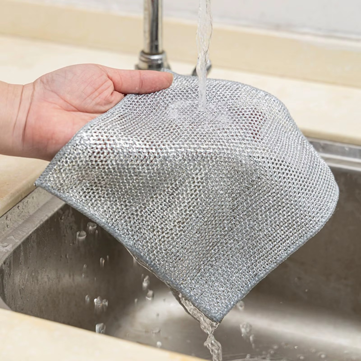 Heavy-Duty Dish Scrubber Set