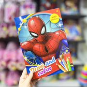 Sticker And Coloring Book