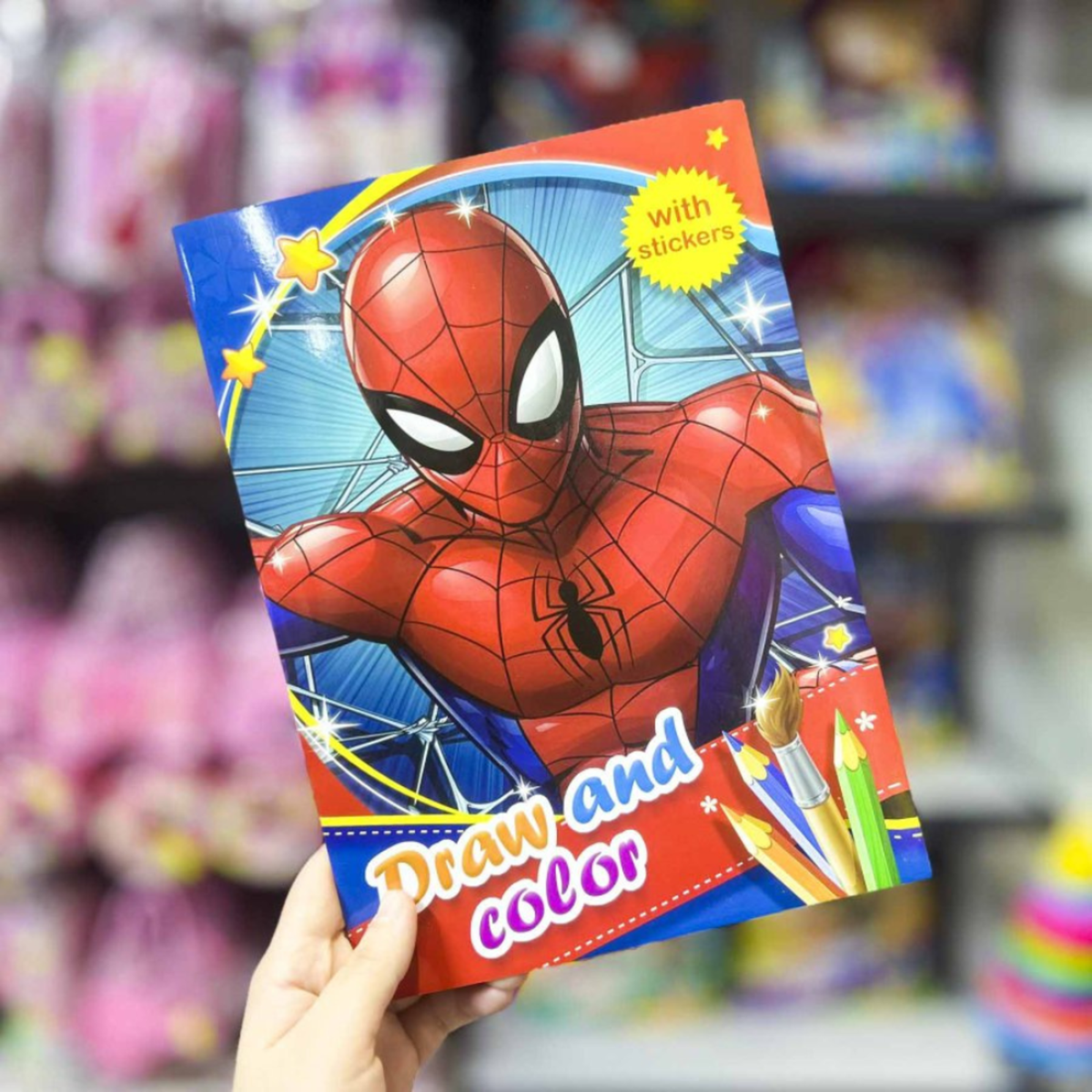 Sticker And Coloring Book