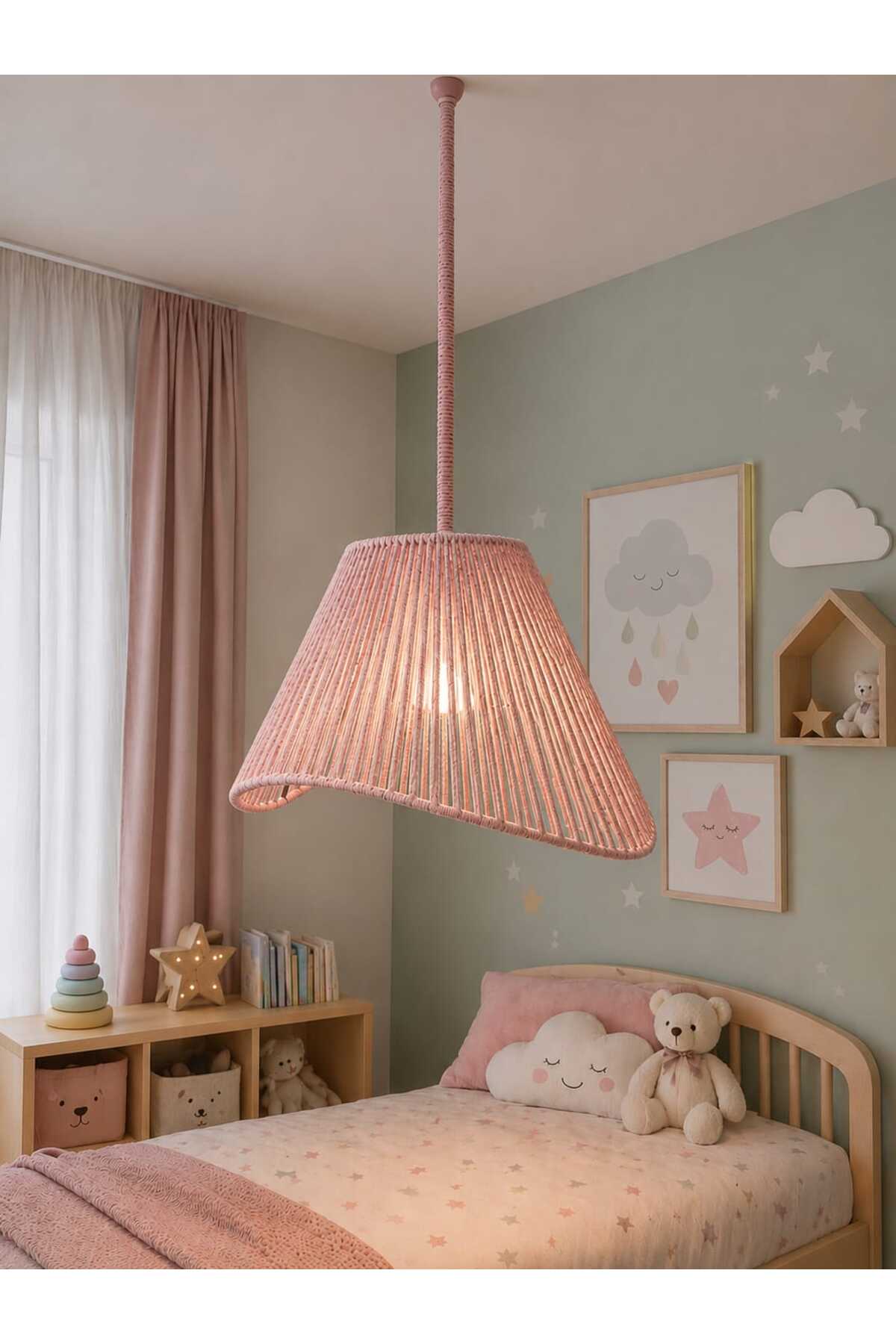 Macrame Ceiling Lamp