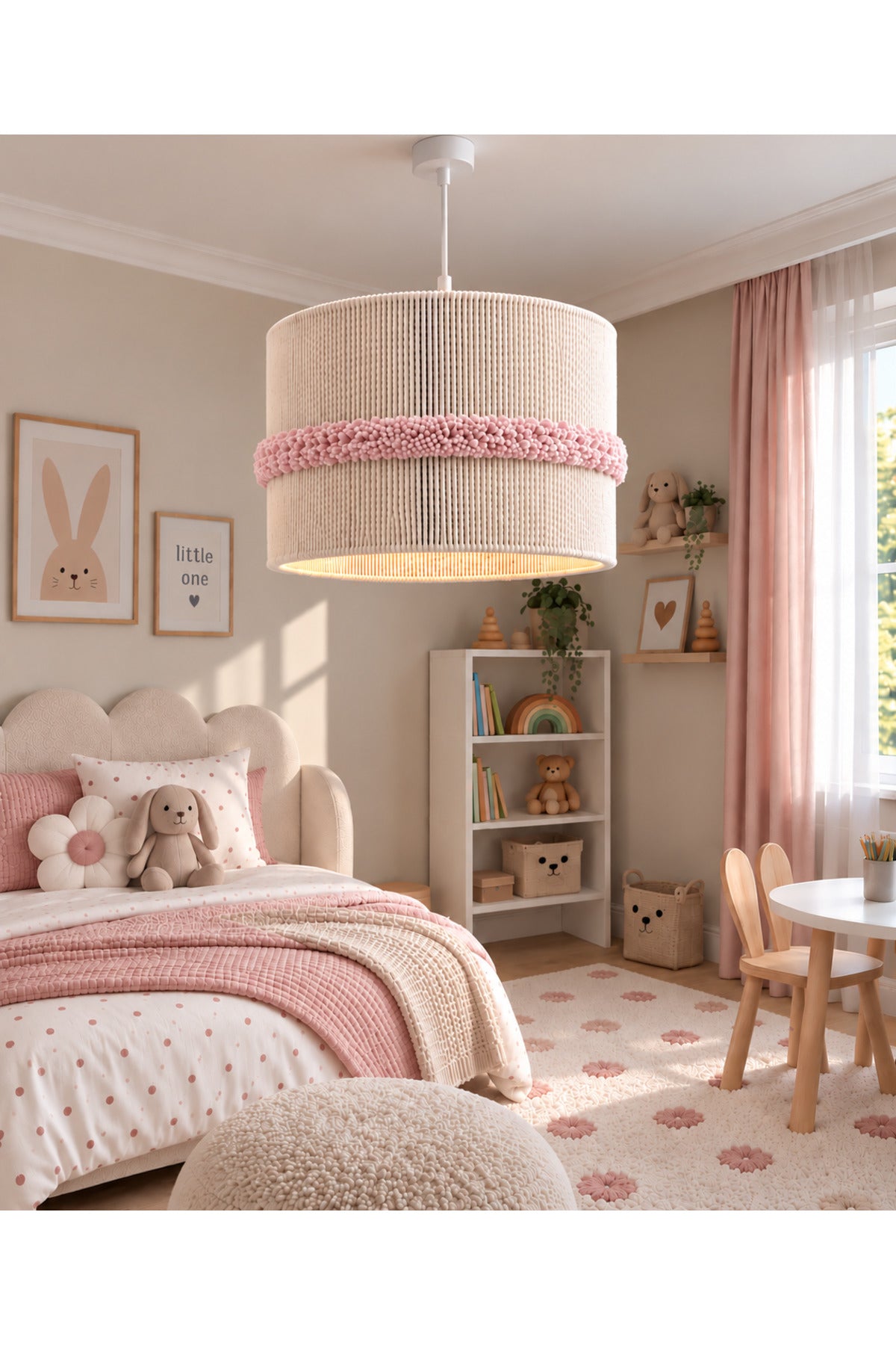 Macrame Ceiling Lamp