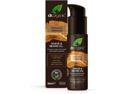 Dr Organic Ginseng Shave Beard Oil 50ml