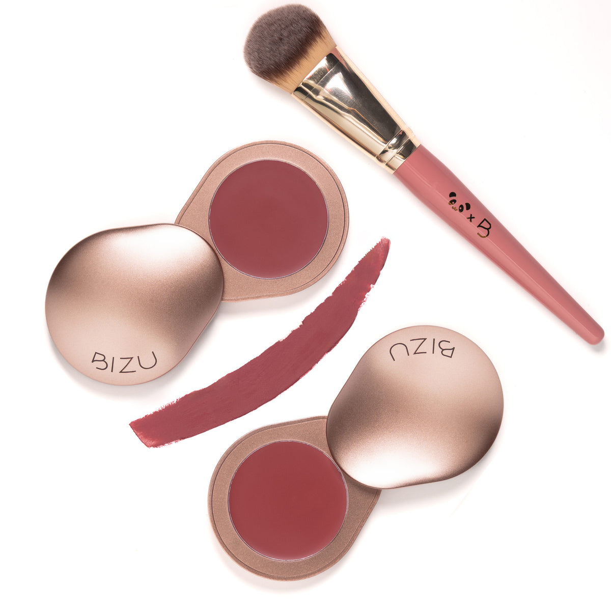 Burgundy Bloom And Cheeky Finish Brush Duo