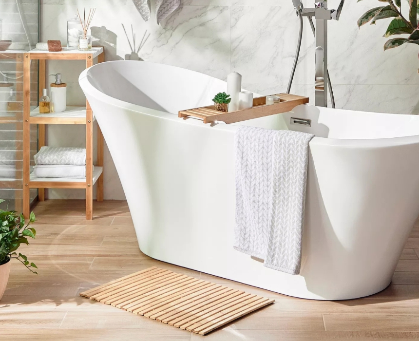 Bamboo Bath Mat