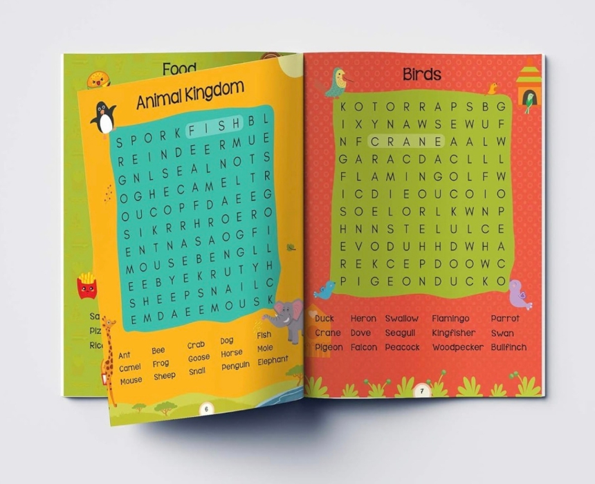 Word Search First Fun Activity