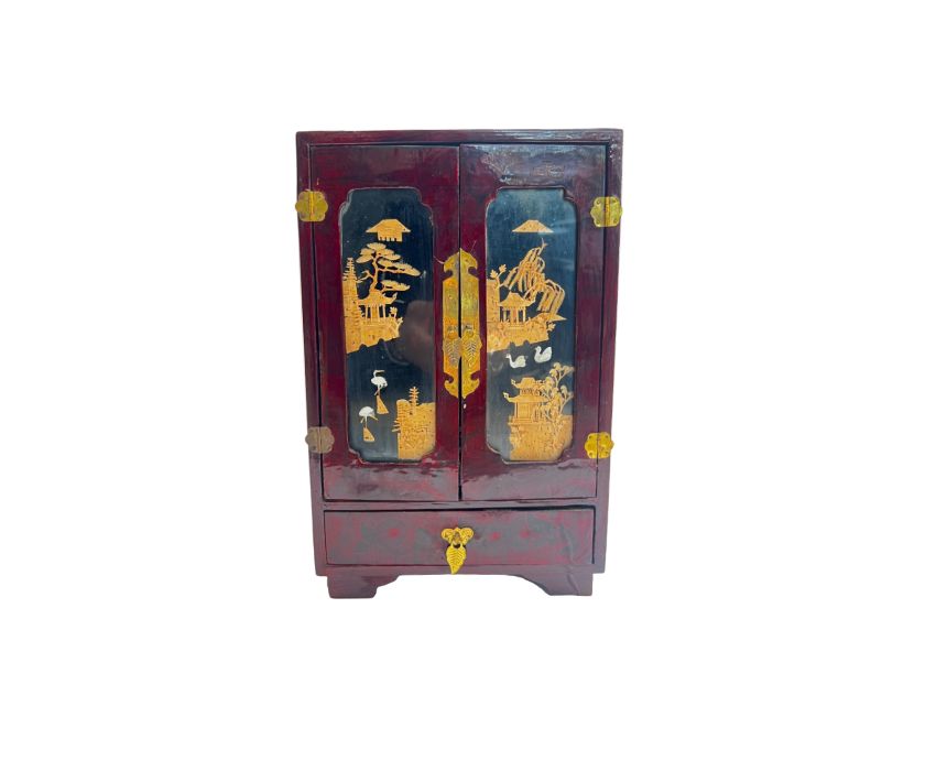 Amber Wood Jewelry Box