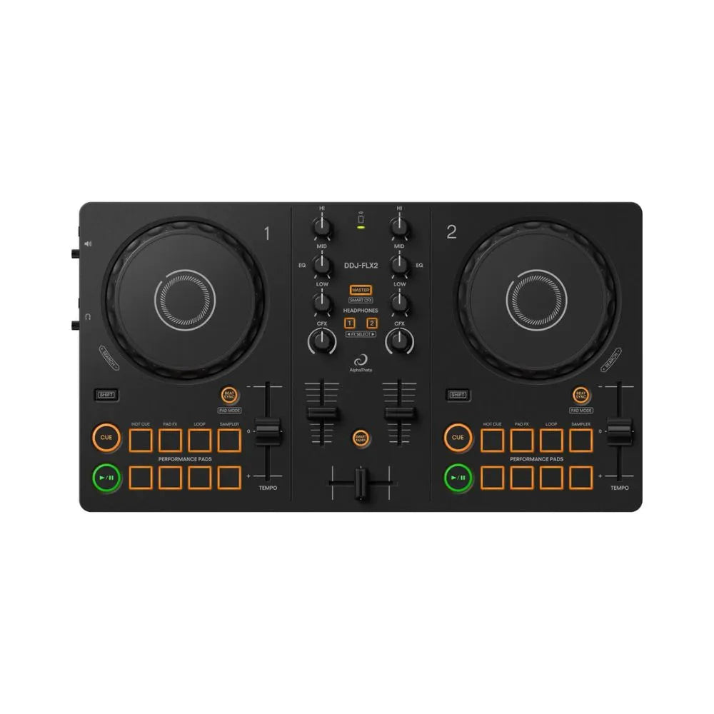AlphaTheta DDJ-FLX2 Compact 2-Channel DJ Controller