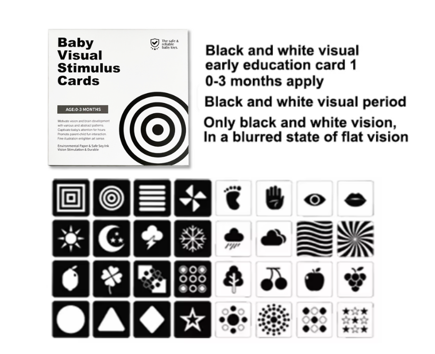 Montessori Baby Visual Stimulation Cards