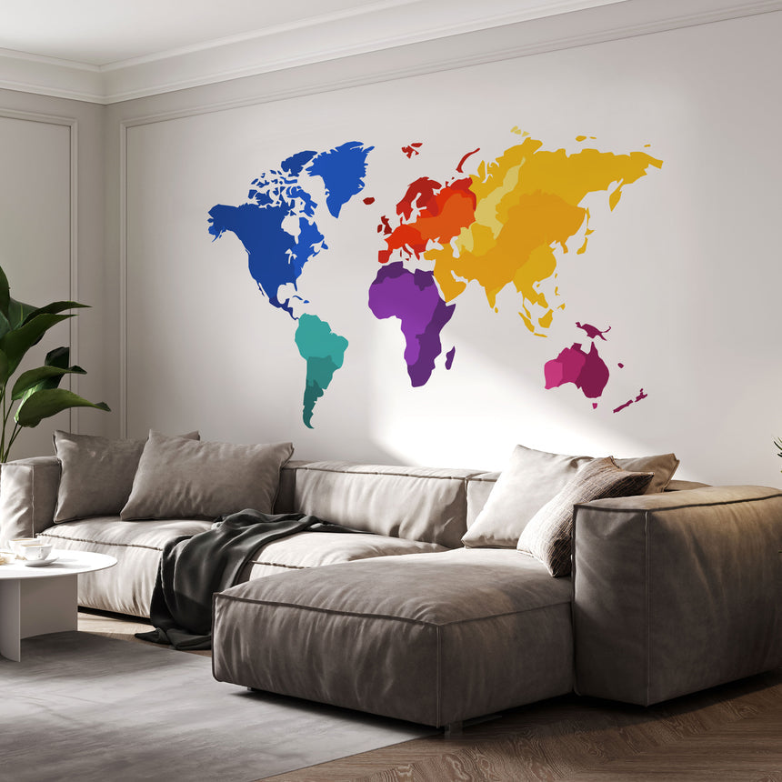 A World of Colors - Murals by Numbers Kit